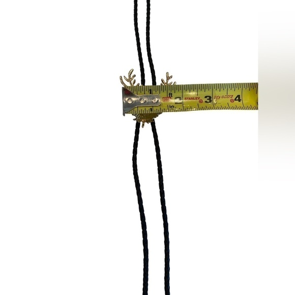 Vintage Lariat / Bolo Tie Necklace ~Western / Line Dancing / Cowboy Moose Head - Picture 8 of 8